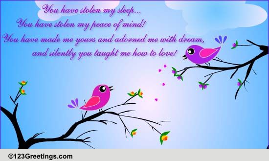 Silently You Taught Me How To Love! Free Love Etc eCards, Greeting ...