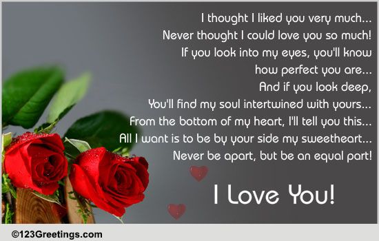 From The Bottom of My Heart... Free Poems eCards, Greeting Cards | 123 ...