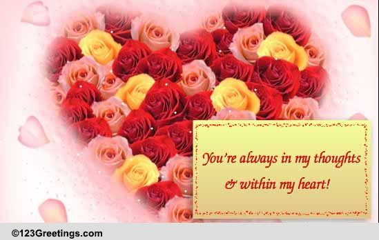 matam❤︎様 No Matter Where You Are Free Missing Him eCards, Greetings
