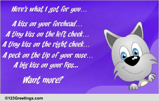 Kisses For The One I Miss.