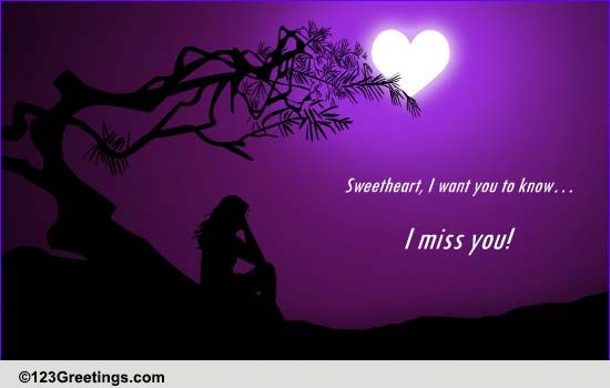 Whenever I Feel Lonely... Free Missing Him eCards, Greeting Cards | 123 ...