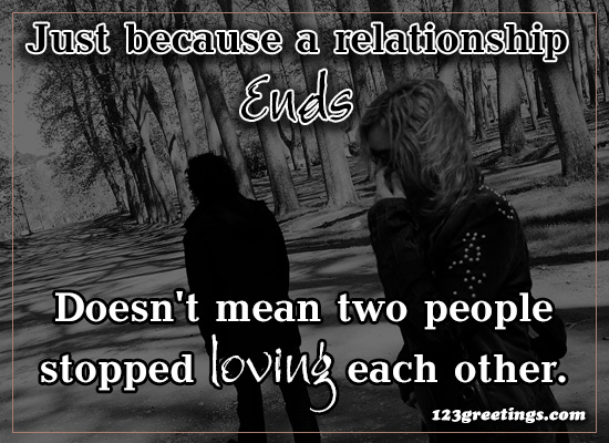 Just Because A Relationship...