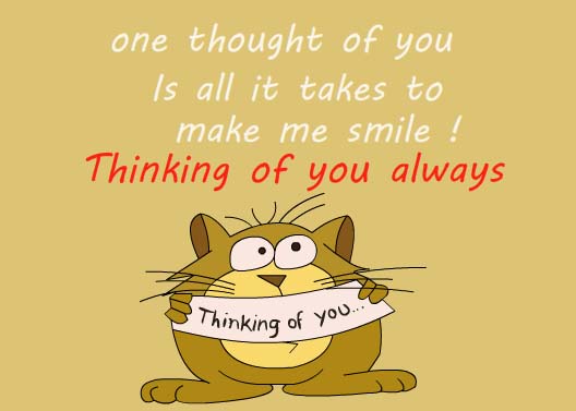 Thinking Of You Always, My Love! Free Thinking of You eCards | 123 ...