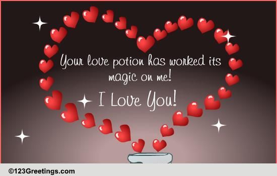 Love Potion! Free You are Special eCards, Greeting Cards | 123 Greetings