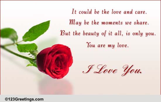 For That Special Some One.