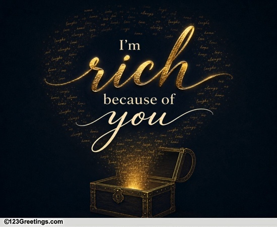 For The Partner You Are Fortunate For
