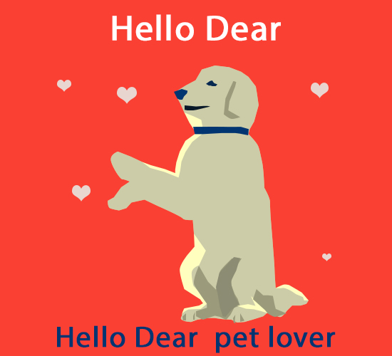 Hello Dear,  Pet Lover.