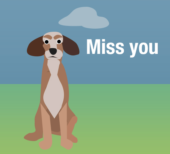 Miss You Says Doggy!!