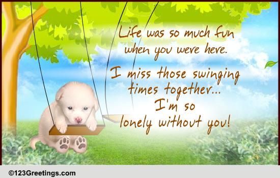 Pets Miss You Cards, Free Pets Miss You Wishes, Greeting Cards | 123 ...