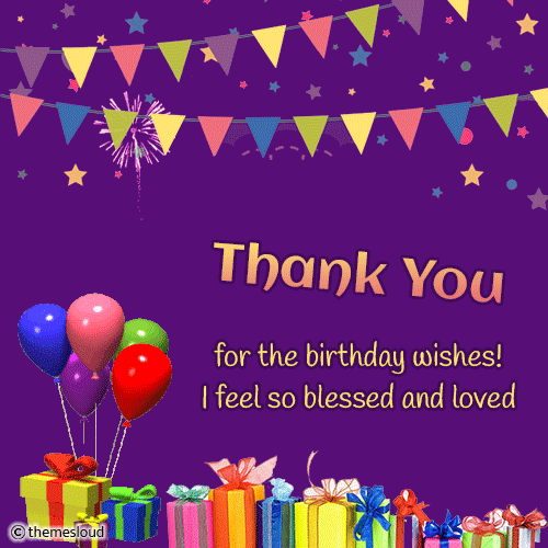 Special Thank You Card For Birthday.