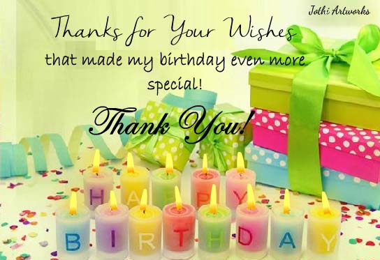 Wishes And Gifts! Free Birthday Thank You eCards, Greeting Cards | 123 ...