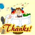 A Birthday Thanks Card.