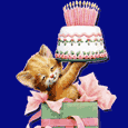A Cute Cat Thank You For Your Birthday.