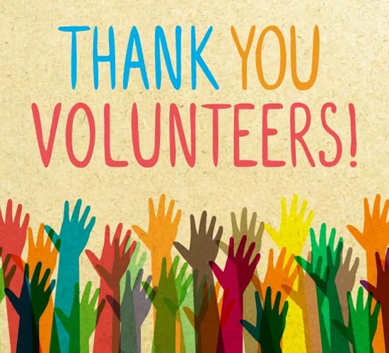 volunteer thank you card wording samples - 90 thank you volunteers ...