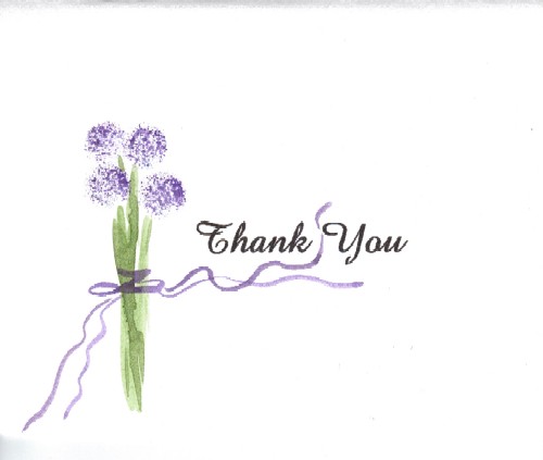 Thank You Allium Flower. Free For Everyone eCards ...
