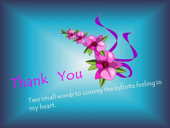 Convey Your Thanks In A Beautiful Way.