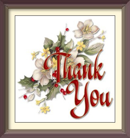 A Thanking Frame For You..