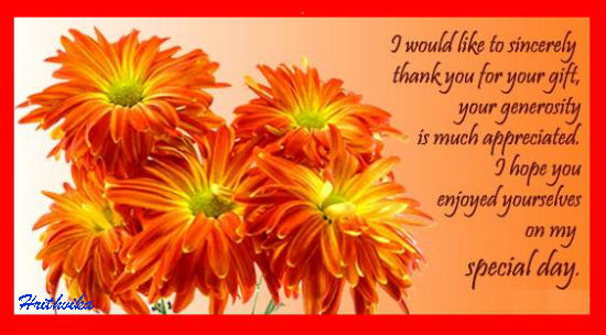 Thank You For Your Gift. Free For Everyone eCards, Greeting Cards | 123 ...