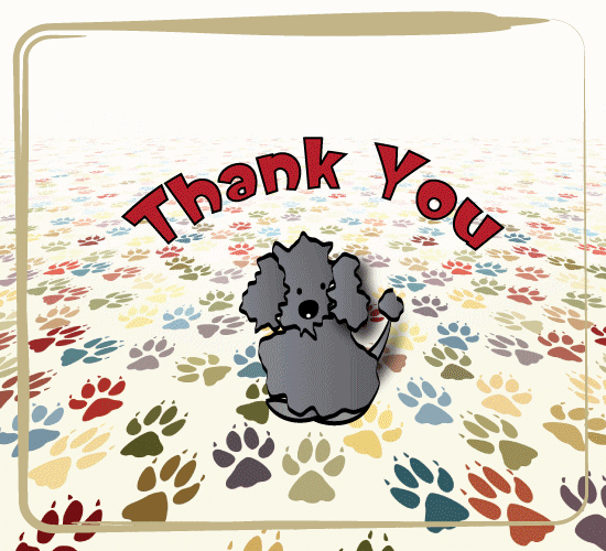Dog Thank You Card. Free For Everyone eCards, Greeting Cards 123