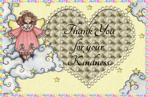 A Simple Thank You Angel Card.