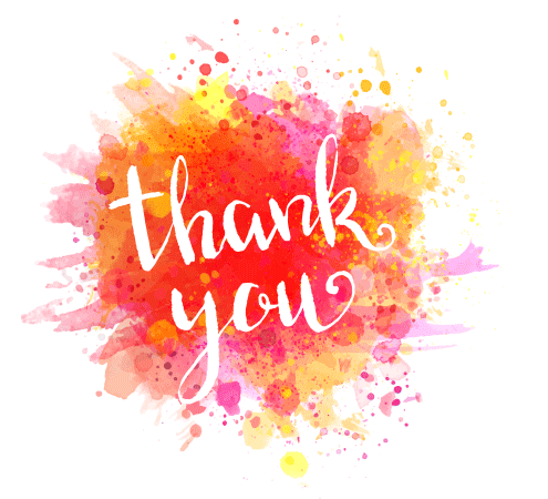 A Colorful Thank You Note!