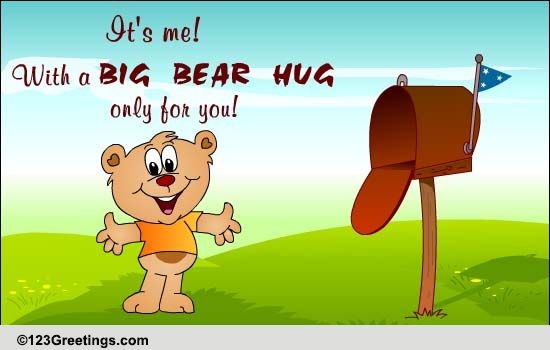 Mail Out The Hugs! Free For Everyone eCards, Greeting Cards | 123 Greetings