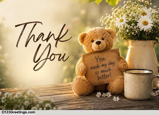Thank You Dailies Cards, Free Thank You Dailies eCards, Greeting