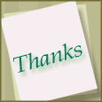 Thank You Message.