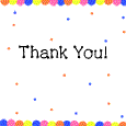 Bright And Happy Thank You Ecard.
