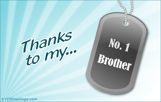Thank You Brother.
