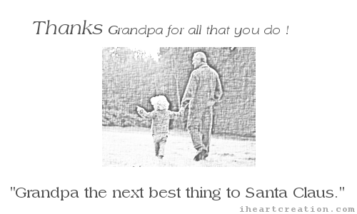 Thanks Granddad.