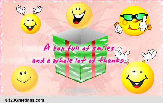 A Bundle Of Thanks And Smiles!
