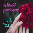 Thank You Granddaughter.