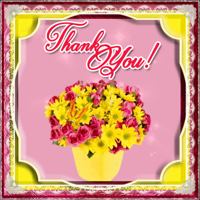 Thank You Greeting Card Roses In Bouquet By Carol Senske | Thank You With  Flowers Gif | ecoferros.com