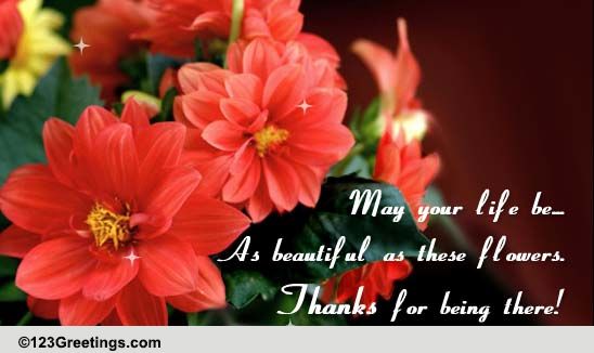 Thanks A Lot! Free Flowers eCards, Greeting Cards | 123 Greetings