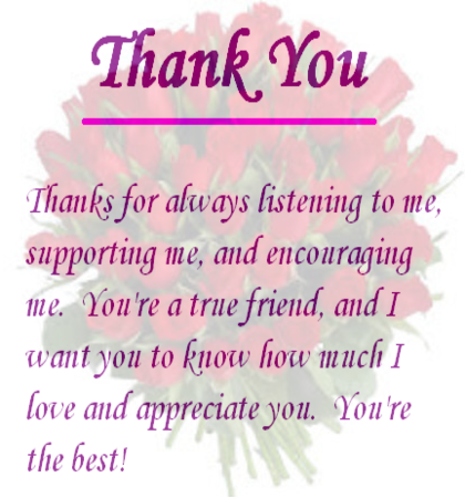 Thanks A Lot Dear Friend. Free Friends eCards, Greeting Cards | 123 ...