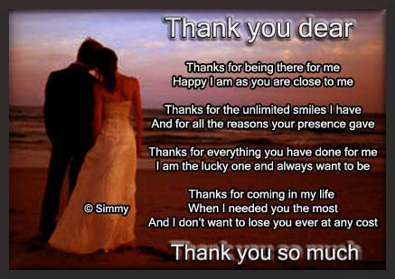 Thank You Dear.
