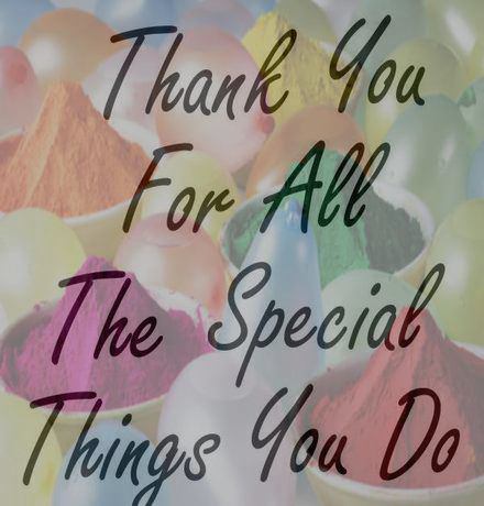 A Colourful Thanks. Free For Your Love eCards, Greeting ...