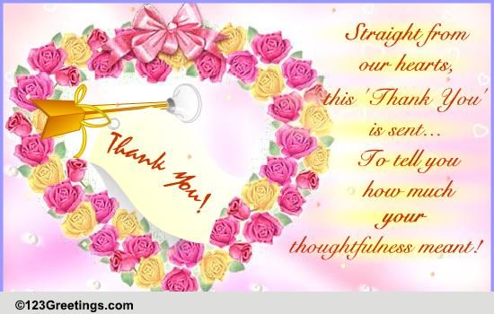 Send Heartfelt Thanks For Warm Wishes.