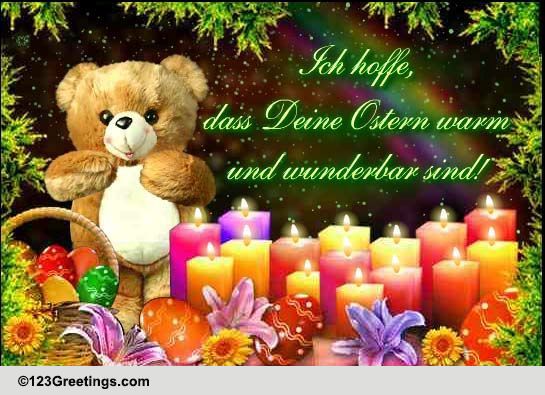 Teddy-umaarmungen Fuer Ostern!