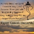Ganesh Chaturthi Blessings.