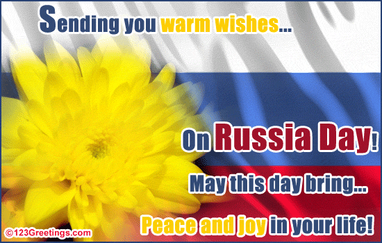 Send Wishes On Russia Day!