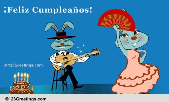 Baile De Cumpleaños! Free Cumpleaños eCards | 123 Greetings