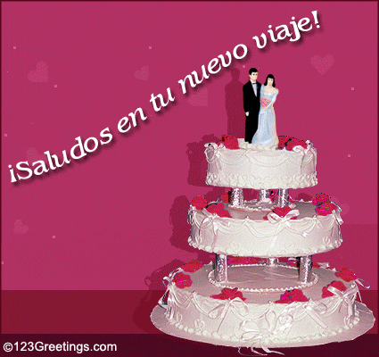 Spanish Wedding Card.