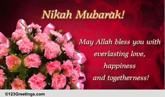 Nikah shop mubarak wishes