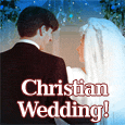 A Card On Christian Wedding.