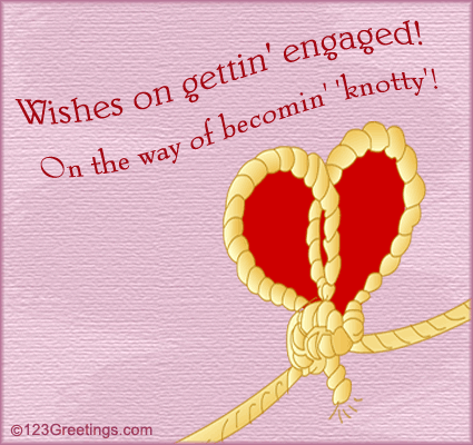 A Card On Your Engagement.