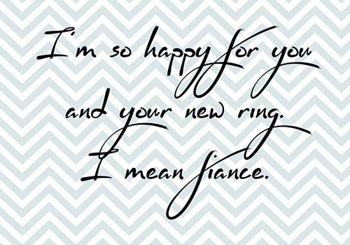 Funny Engagement Card...