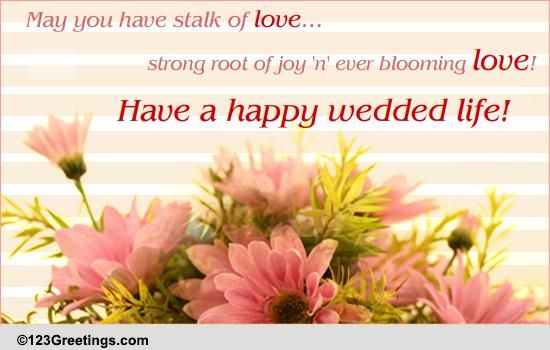A Floral Wedding Wish.