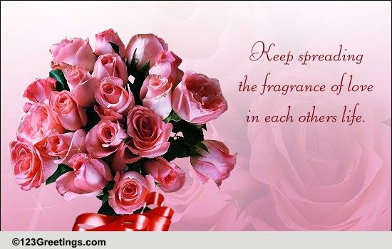 Roses For The Couple! Free Flowers & Gifts eCards, Greeting Cards | 123 ...